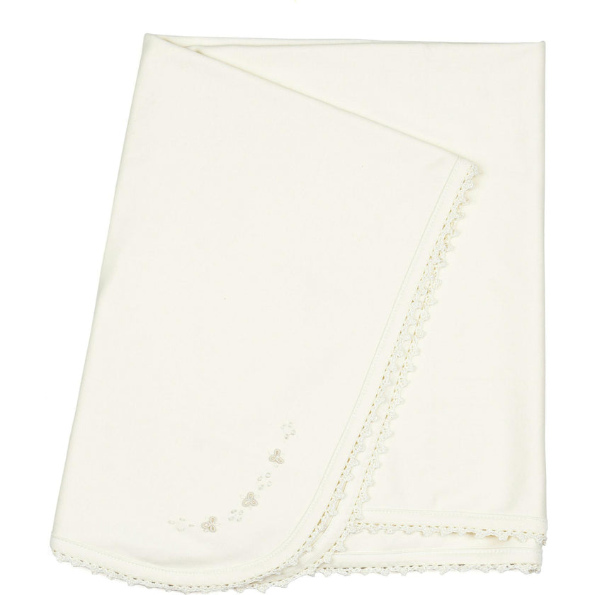 Receiving Blanket w/ Crochet Trim