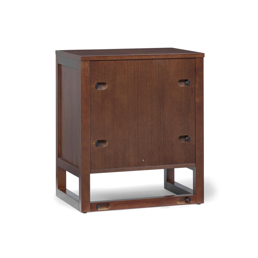 Hatteras Nightstand with 2 Deep Drawers for Bedroom Organization