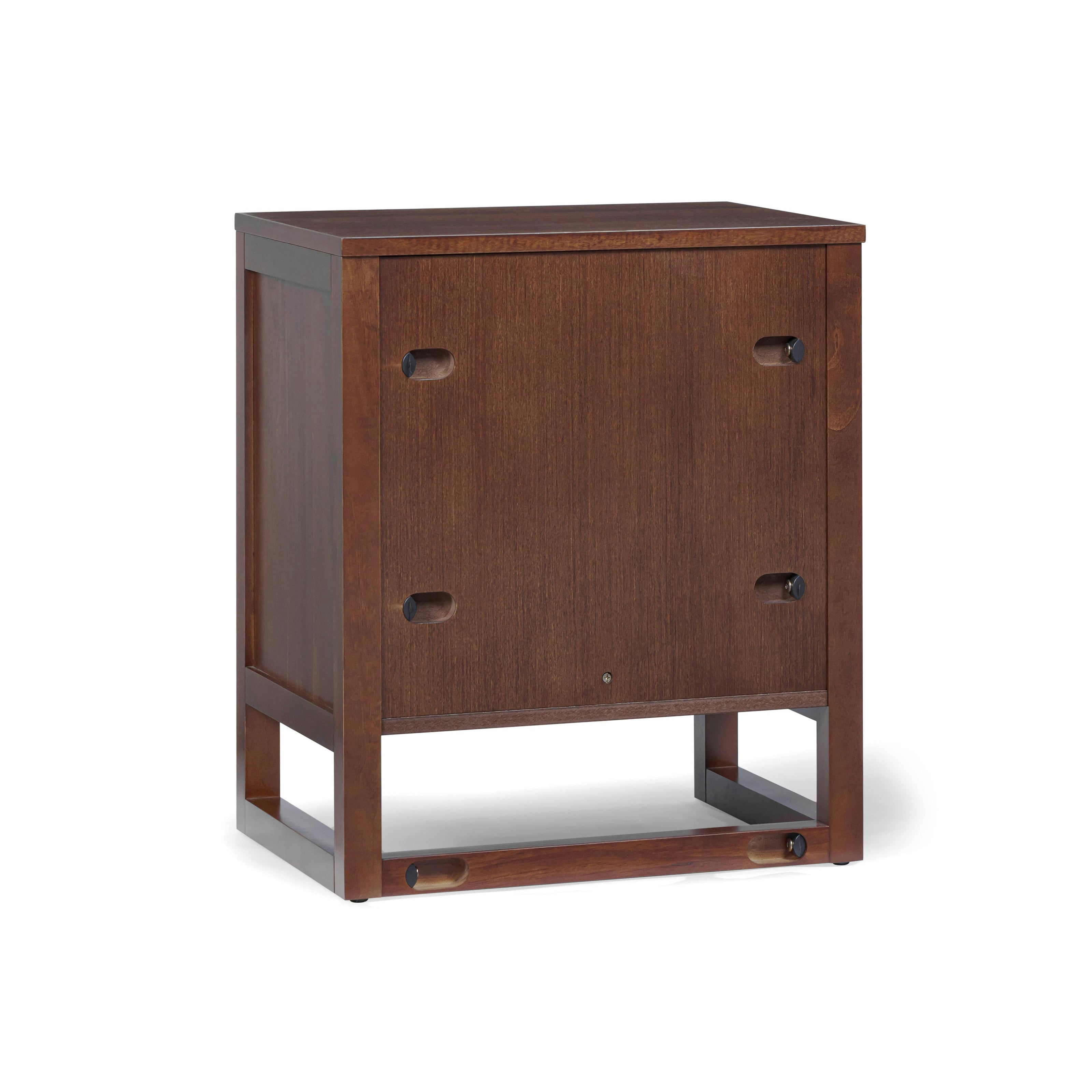 Hatteras Nightstand with 2 Deep Drawers for Bedroom Organization