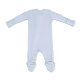 Solid Niagara Mist - 2 Way Zipper Footie