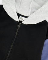 Full Zip Hooded Fleece Jacket Black