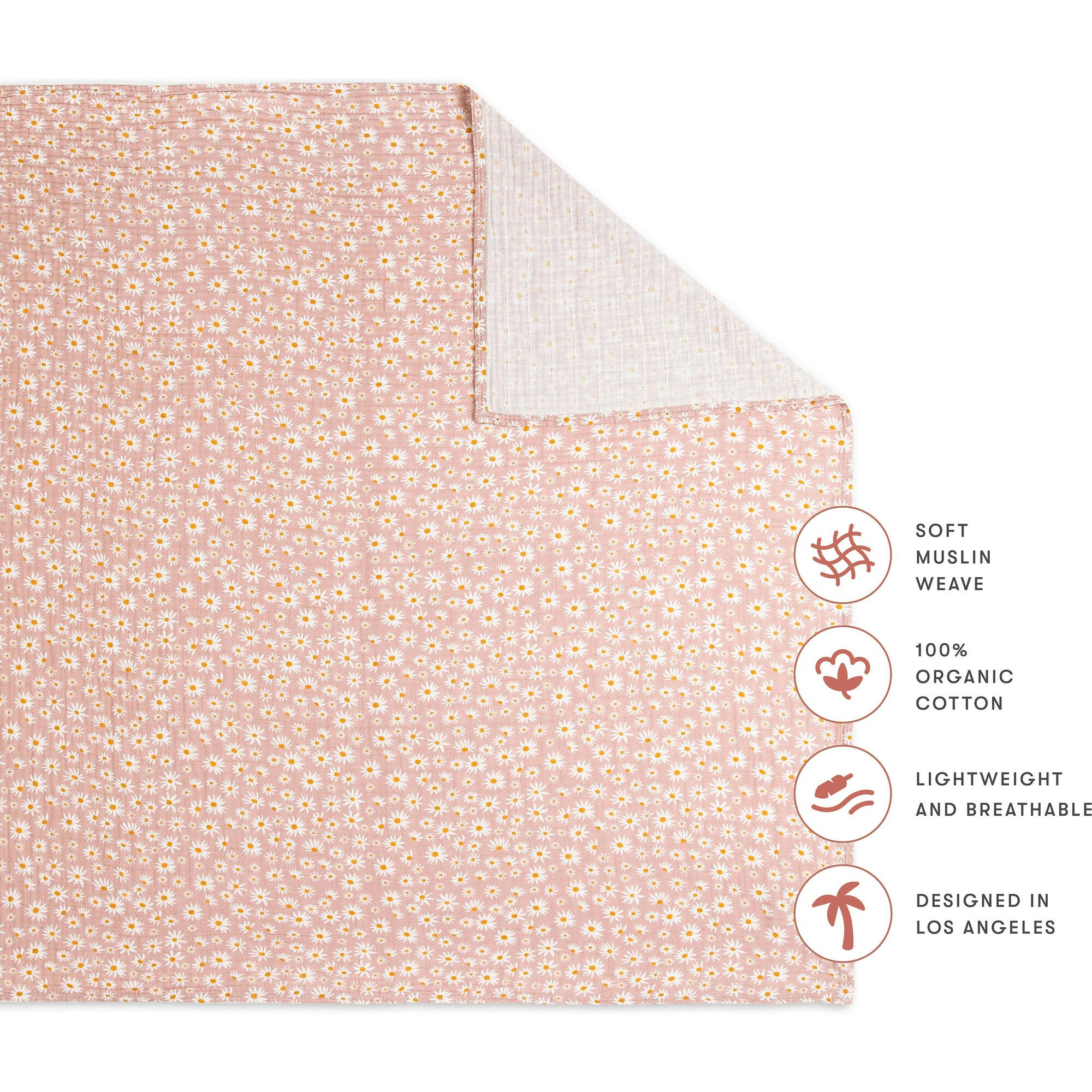Organic Muslin Cotton Swaddle