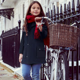 Ebury Padded Wax Jacket - Navy