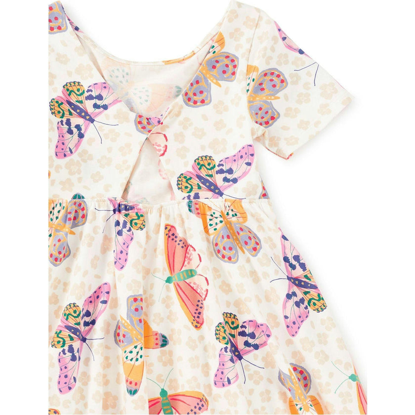 Twist Back Ballet Dress, Multi