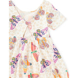 Twist Back Ballet Dress, Multi