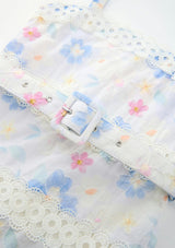 Deanna Embroidery Mini Dress