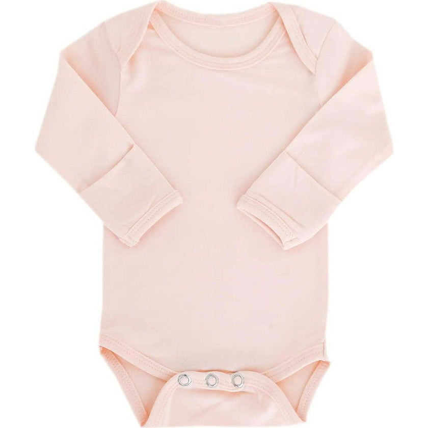 Ultra Soft Long Sleeve Overlap Shoulders Bodysuit, Prints