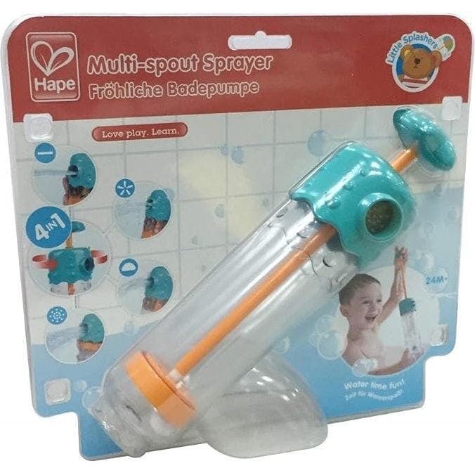 Hape: Multi-Spout Sprayer&nbsp;- Plastic Pump Bath Toy