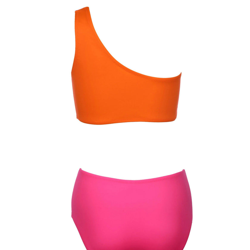 Fuji One-Shoulder One-Piece Swimsuit