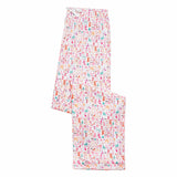 Pink Ski Women's Button Front Long Pajama Set