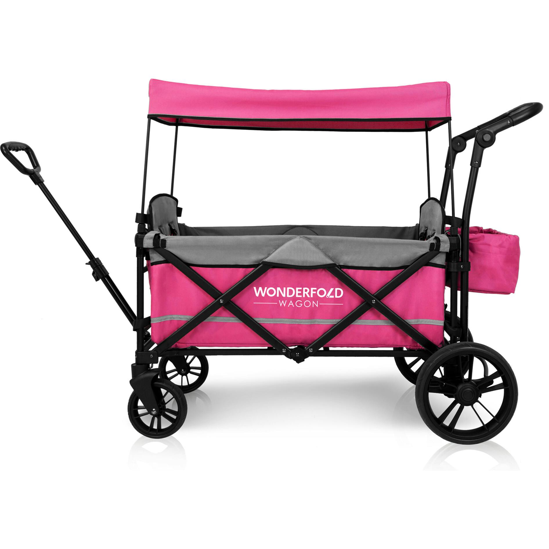 Pull & Push Double Stroller Wagon 2 Seater