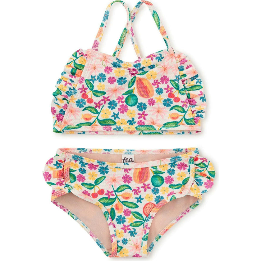 Ruffle Two-Piece Swim Set, Multi
