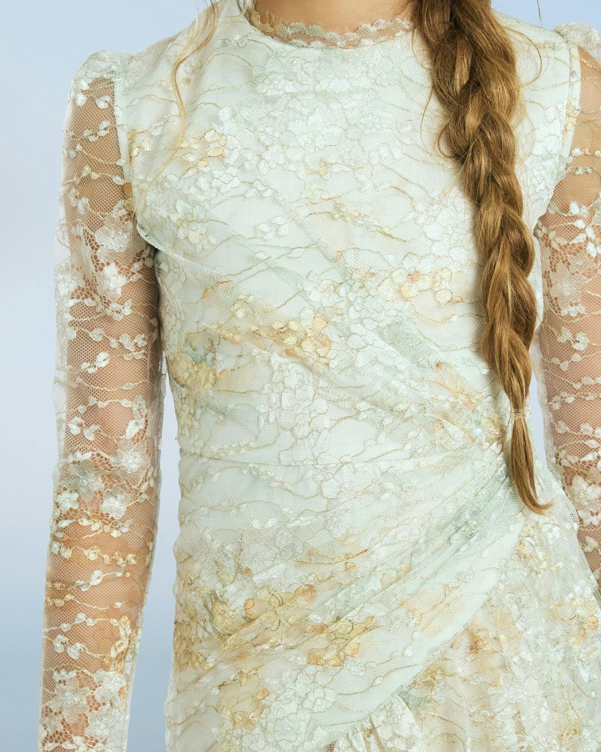 Rayne Embroidered Mini Dress