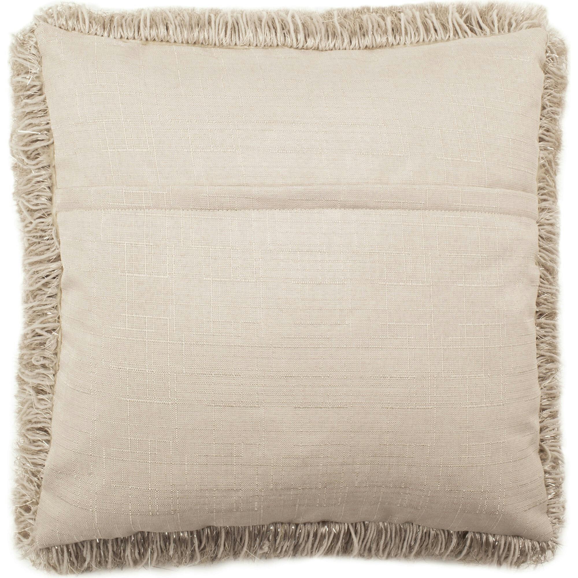 Shag Modish Metallic Pillow