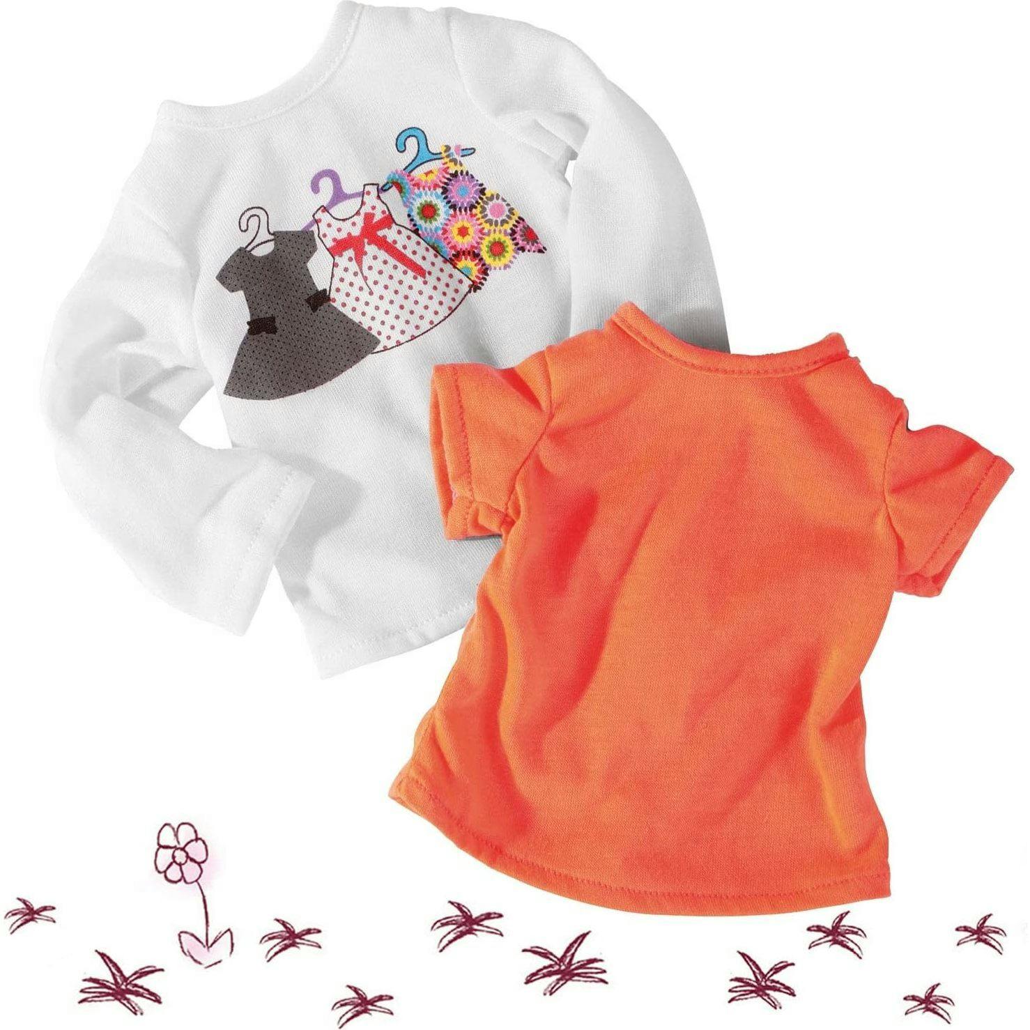 Doll Shirt clothing Accessories for Baby Dolls fits most larger dolls 17.2
