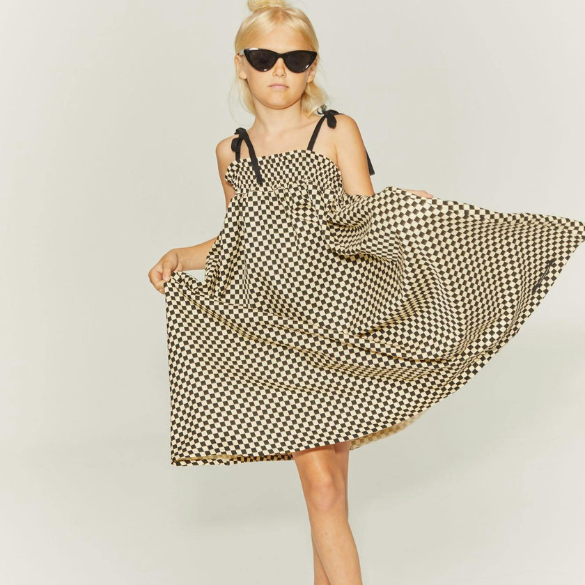 Chess Strap Dress