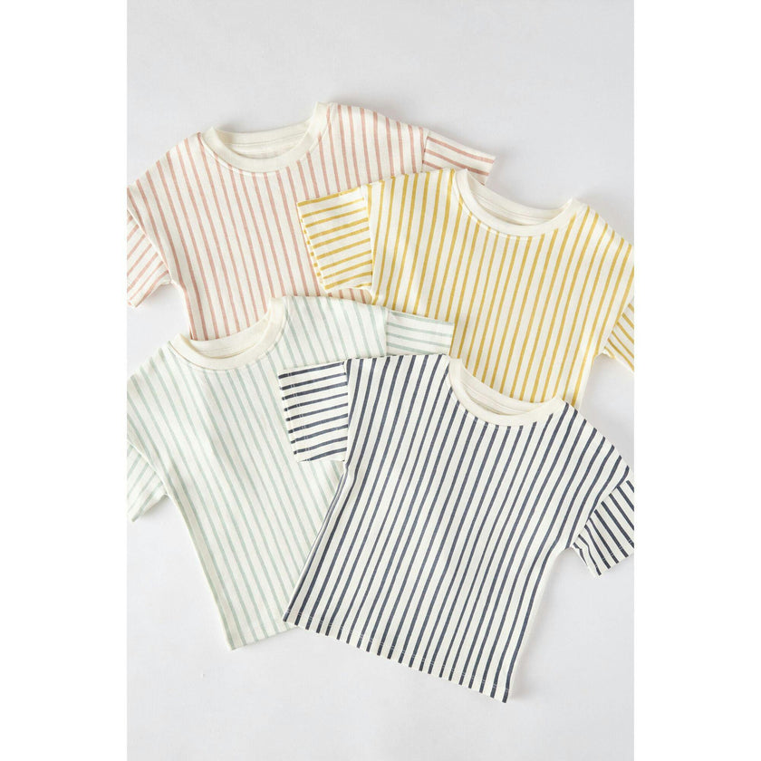 Dropped Shoulder T-Shirt, Yellow