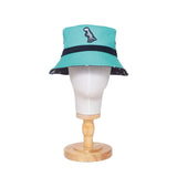 Reversible Glow-in-the-Dark Bucket Hat – Dino Skeleton Bones