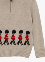 Marching Guardsman Half-Zip Sweater