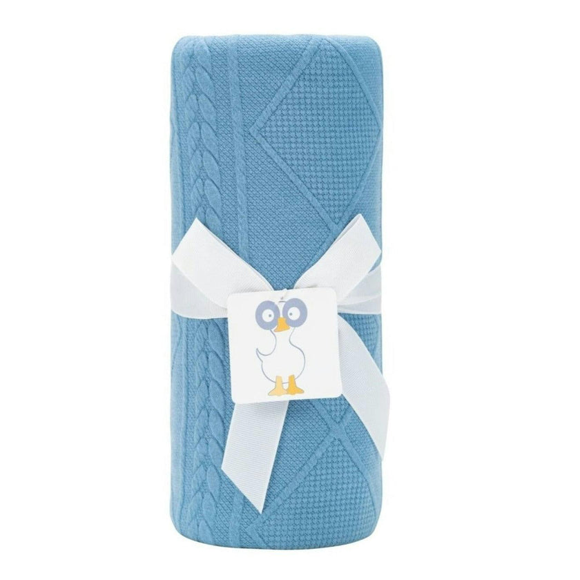 Denim Knit Blanket