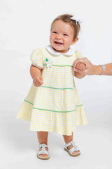 Stripe Dress With Flowers