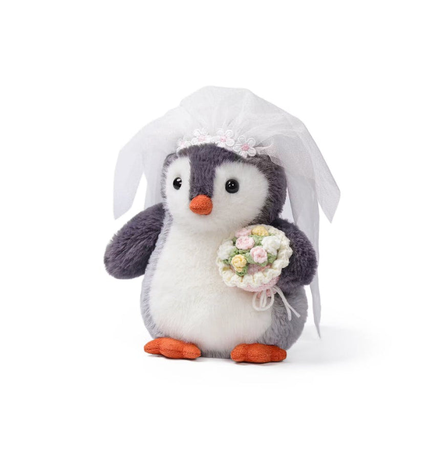 McHugs Glacier Penguin Bride Weighted Plush 18 cm