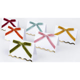 Thanksgiving Velvet Bow Place Cards