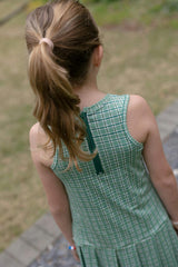 Tennis Dress in Apple Check