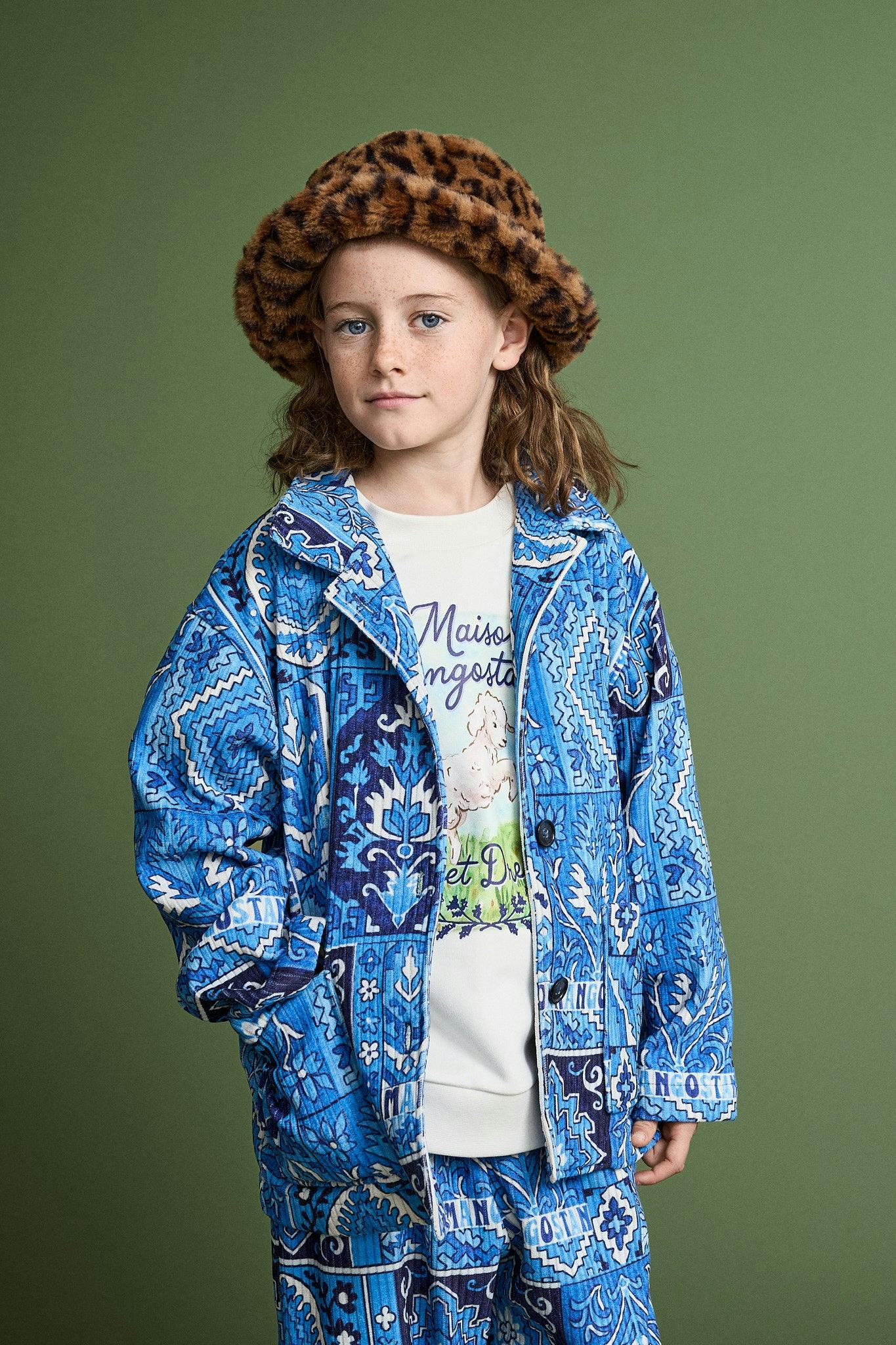 CARPET CORDUROY SHIRT BLUE