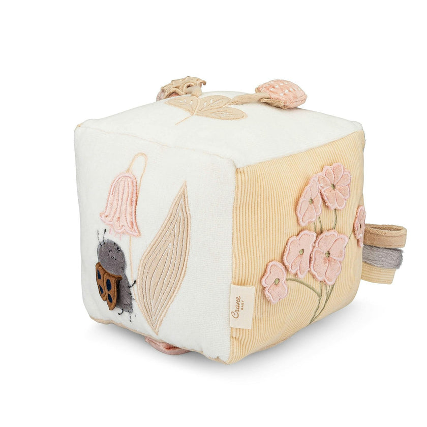 Violet Soft Plush Activity Cube