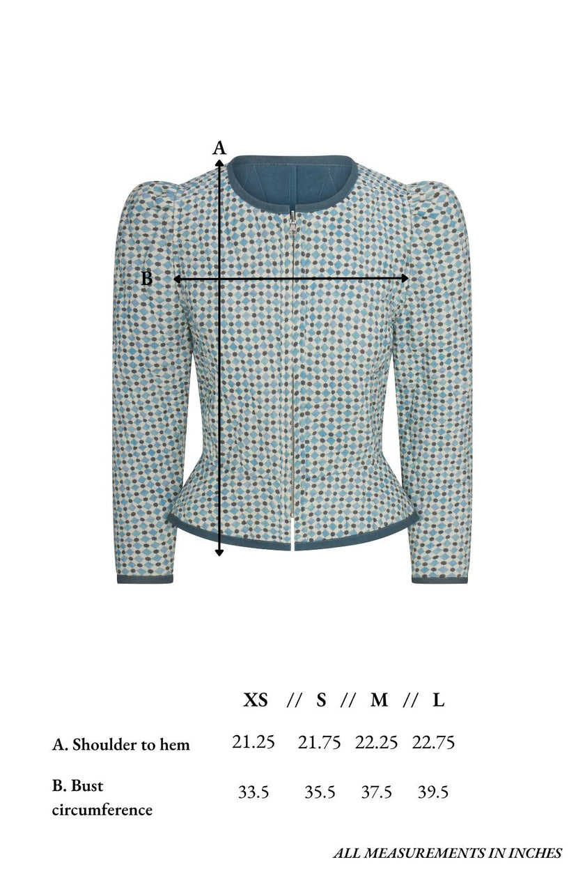 Leighton Jacket in Moroccan Tile