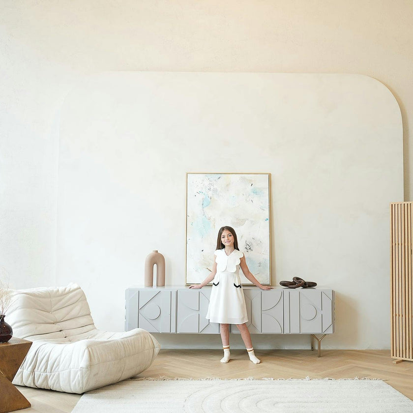 Colette Dress, White
