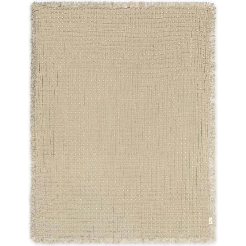 Multi-Layer Sage Green Muslin Cotton Baby Blanket
