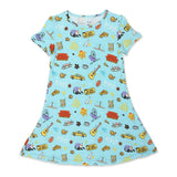 FRIENDS™: Central Perk Bamboo Girls' Short Sleeve Dress