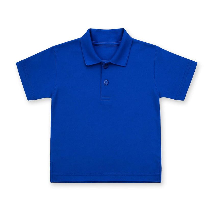 Royal Blue Short Sleeve Polo Shirt