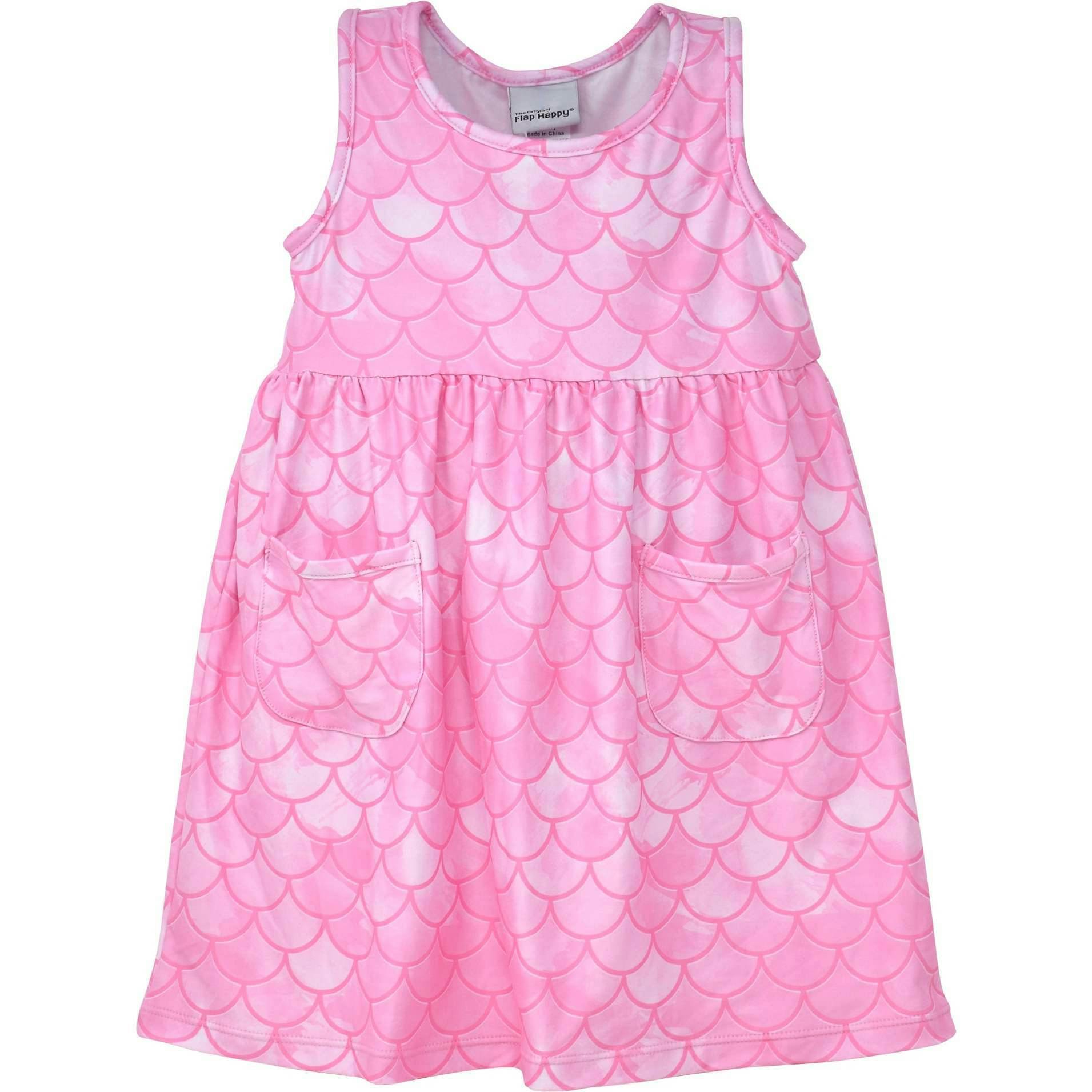 UPF 50+ Dahlia Sleeveless Tee Dress w/ Pockets