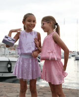 Pastel Sequin Bow Set