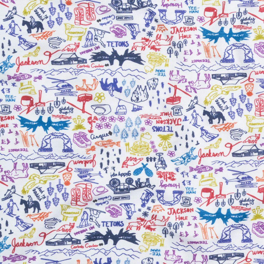Jackson Hole Two Piece Kids Pajamas