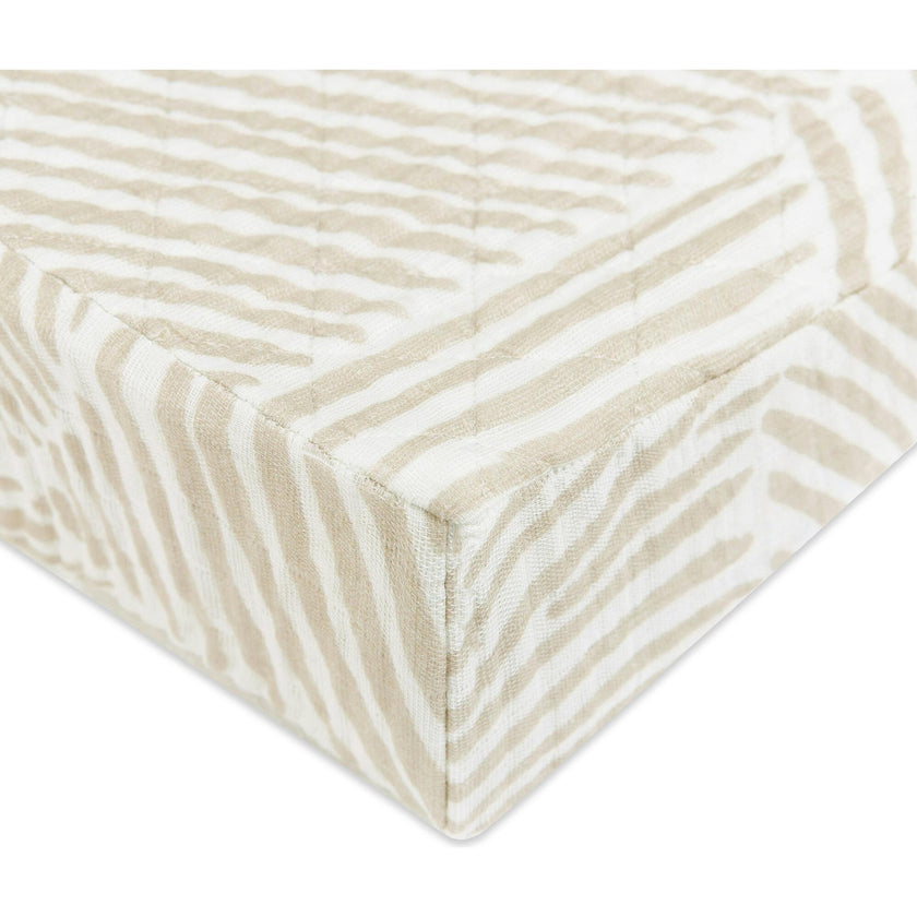 Organic Muslin Cotton Quilted Changing Pad Cover