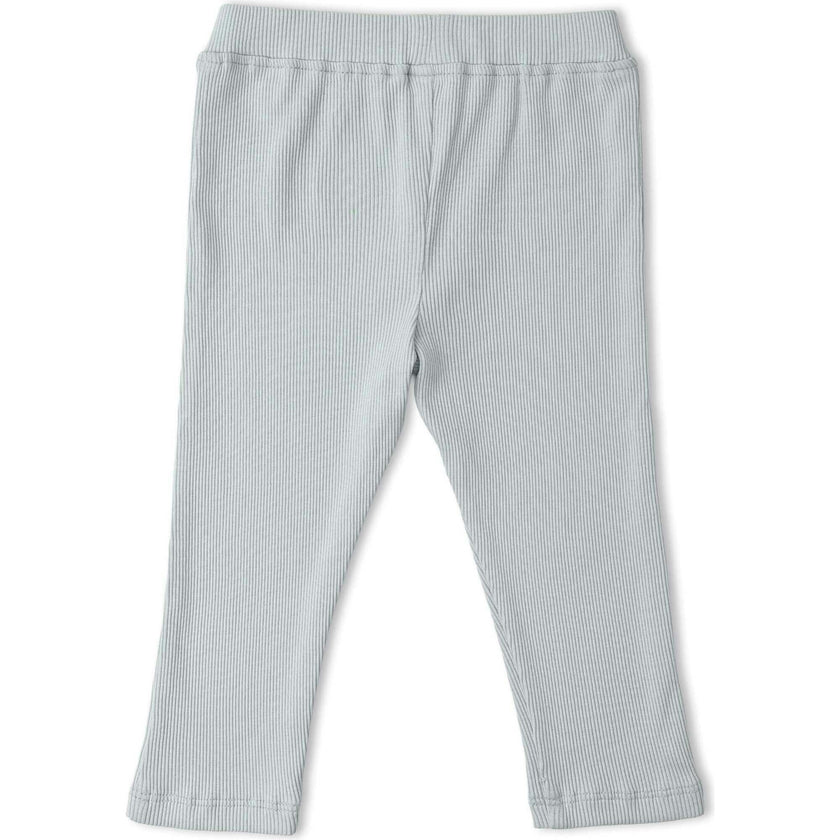 Organic Lace Collar Onesie & Tights Set - Fog