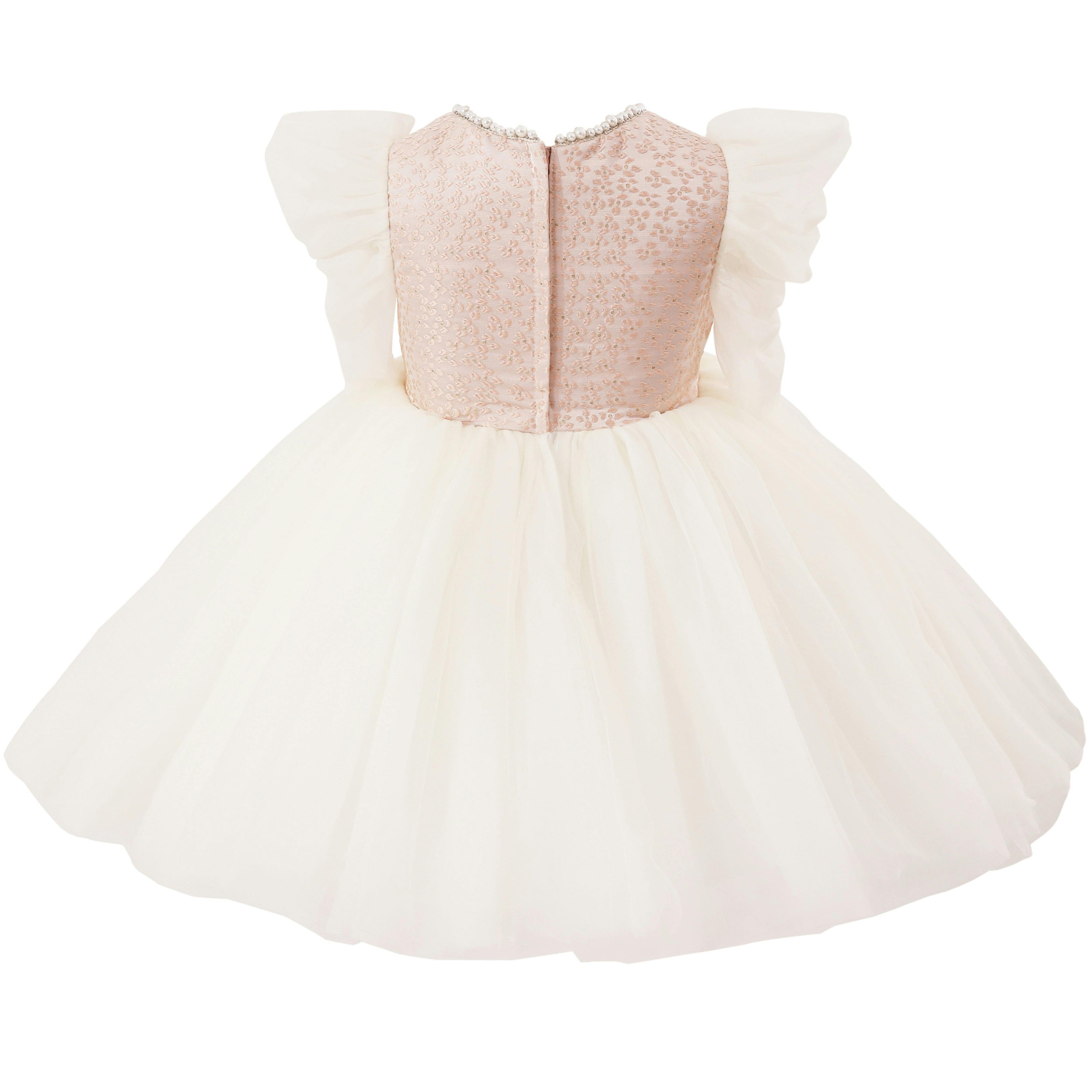 Pink Oaklyn Sequin Tulle Occasion Dress