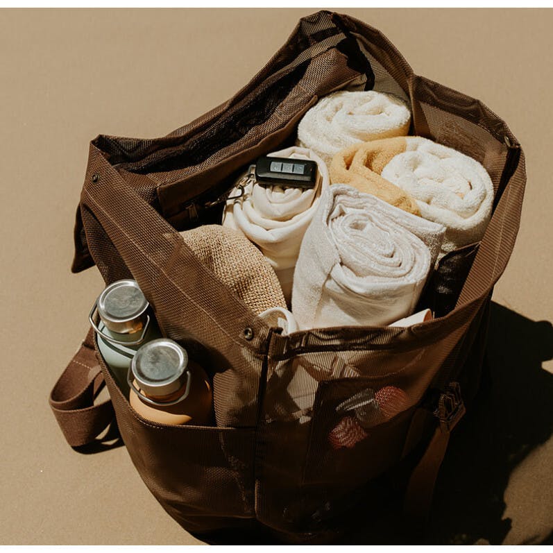 Beach Hauler™ Mesh Backpack - Espresso