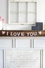 I Love You Garland (Pink)