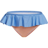 Ruffled Bikini Bottom Duo, Salmon Sky (set Of 2)