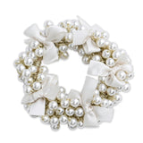 Beaded Bow Scrunchie Set