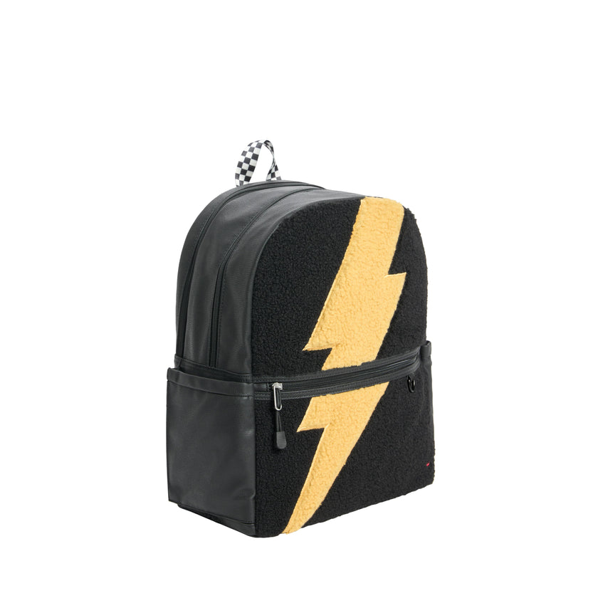 Kane Double Pocket Backpack, Fuzzy Bolt