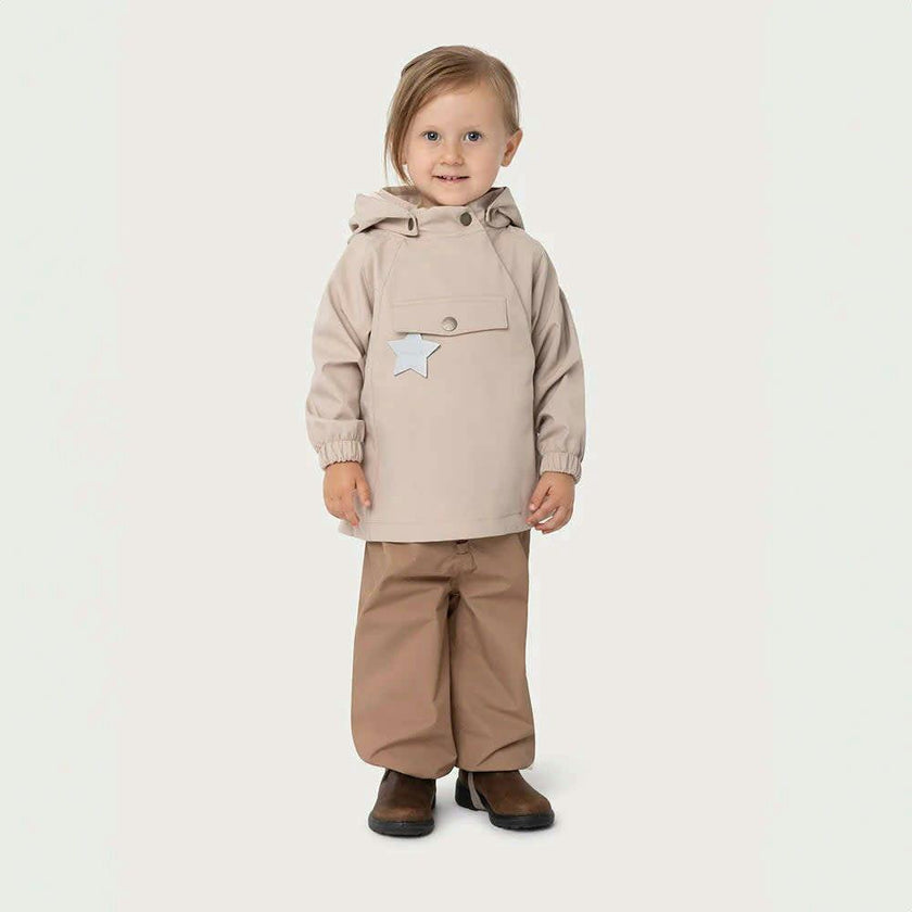 MINI A TURE MATWAI Spring Softshell Jacket. GRS - Sesame