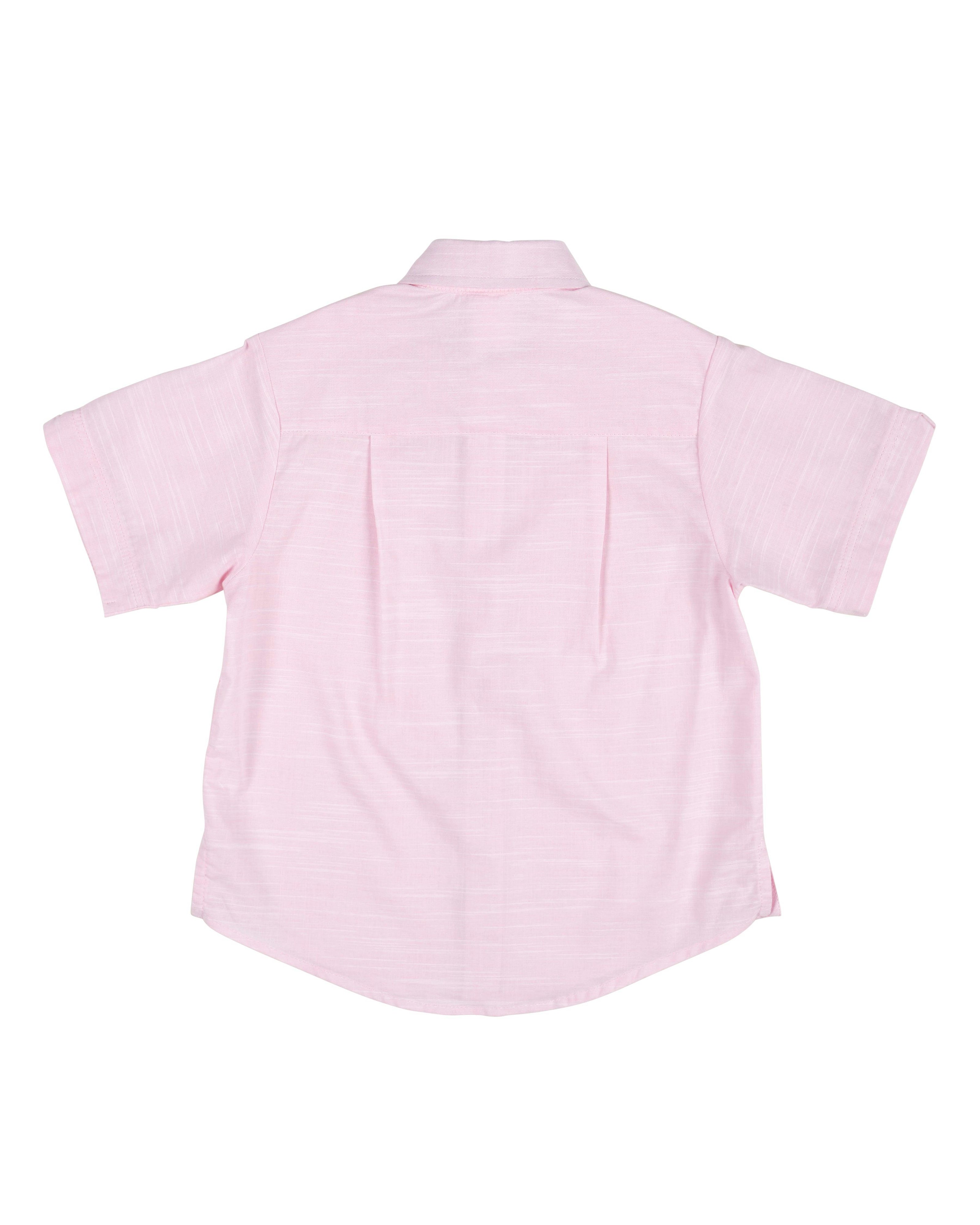 Linen Look Camp Shirt