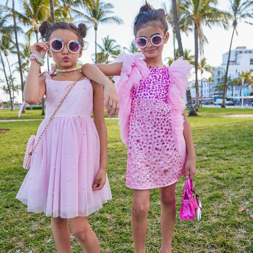 Pink Limited Edition Bejeweled Dress