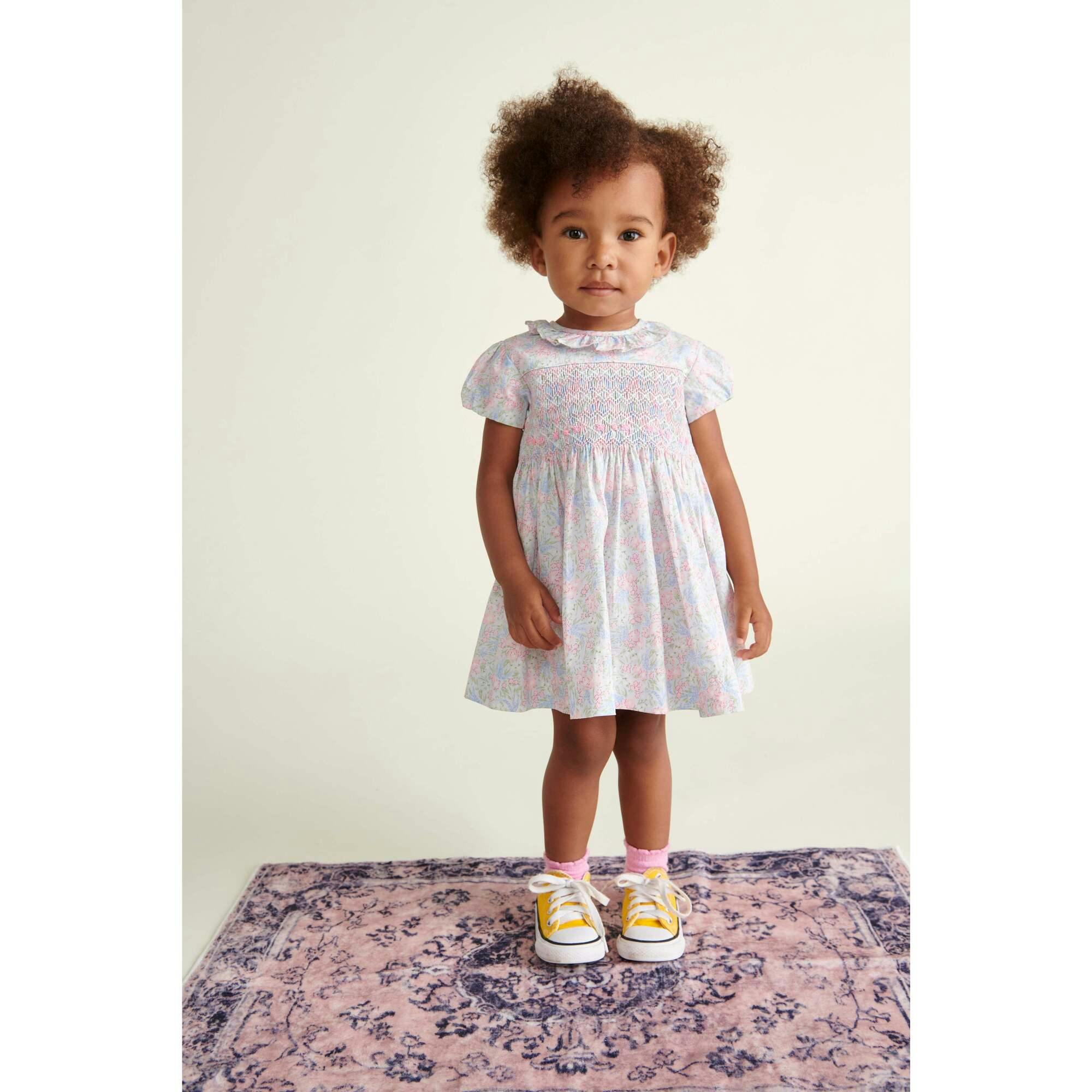 Hand-Smocked Baby Dress